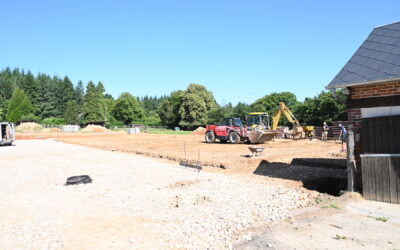 Les travaux de la partie élevage avancent